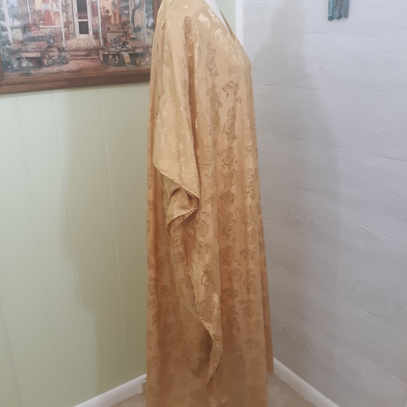 Original Antth NY gold kaftan gown dress free size *A1 - Picture 7 of 8